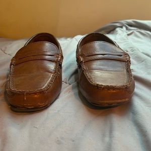 Brown dress shoes
